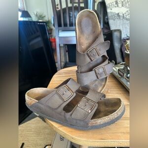Birkenstock  Brown double strap Sandals. Size 43 (10) used